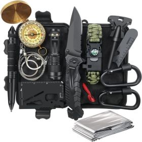 Gifts for Men Dad Husband - Christmas Stocking Stuffers, Birthday Gifts Idea for Him Boyfriend Man- Survival Kit 14 in 1, Survival Gear and Equip