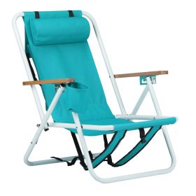 1pc 23x21.7x31.5in Mint Green Beach Chair (Option: Mint Green)