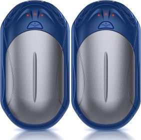 Rechargeable 2 Pack, AI Smart Chips Electric , 20Hrs Long Safe Heat, Portable Pocket Heater, Gifts for Christmas, Outdoor, Hunting, Golf (Color: Blue)